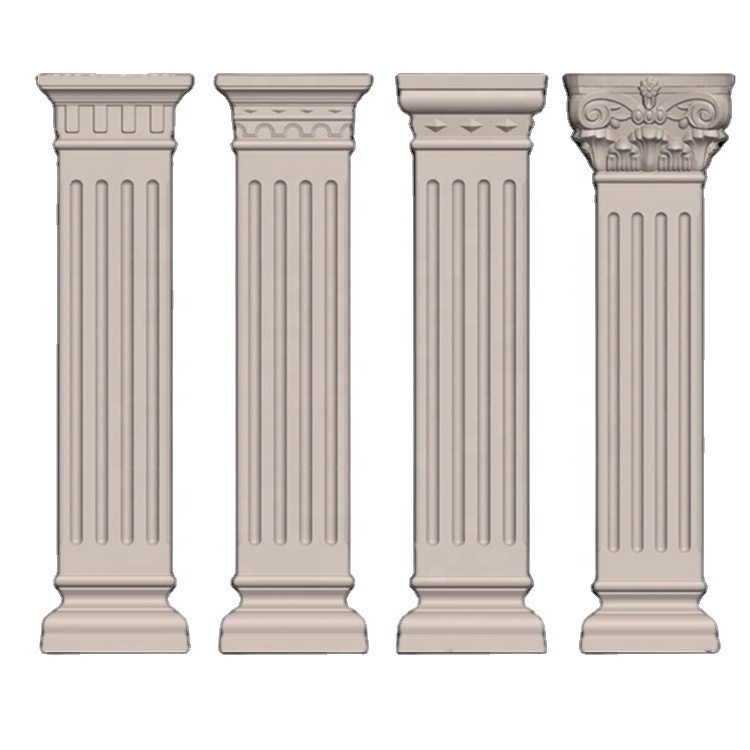 Cheap granite square pillar design natural granite stone gate pillar custom design granite pillars and columns