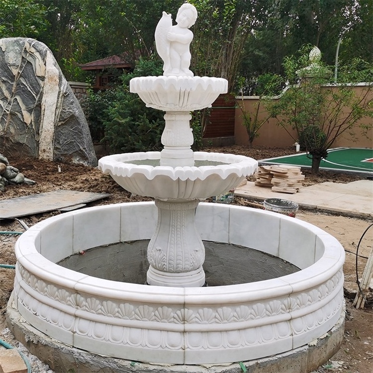 Top quality water fountain indoor marble fountain marble wall marble elephant water fountain