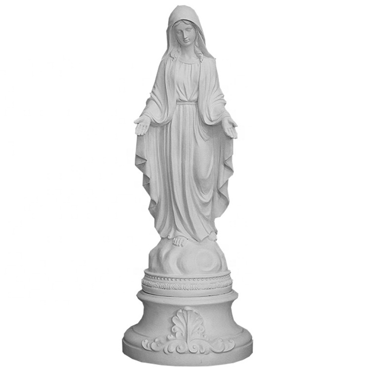 Hand carved indoor jesus statue with water fountain life size jesus mary church sculpture indoor statues and sculptures