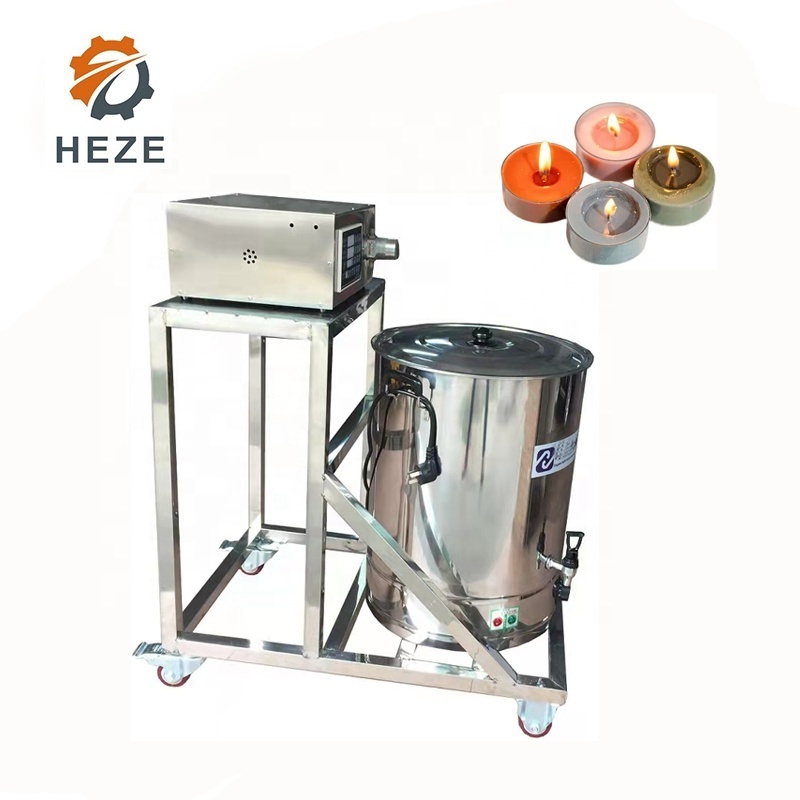 Automatic Wax Candle Filling And Melting Function With Stirring Cheap Price Electric Dough Head Filling Candle Making Machine