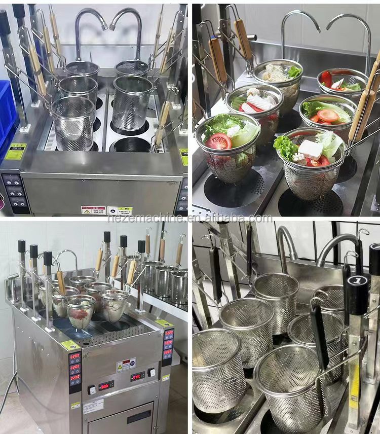 Automatic Lift Commercial Pasta Noodle Cooking Machine /gas/electric Italy Pasta Cooker Boiler 1/2 Tanks With 3/6 Baskets