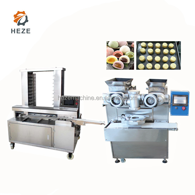 High Efficiency Automatic Encrusting Mooncake Machine