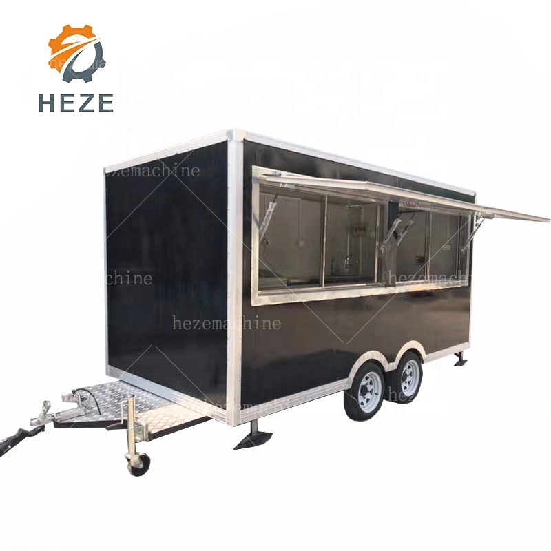 American Hot Selling Mobile Food Cart Best Designed Mobile Food Truck/fast Foodtrailer/hot Dog Cart Stainless Steel Food Truck