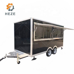 American Hot Selling Mobile Food Cart Best Designed Mobile Food Truck/fast Foodtrailer/hot Dog Cart Stainless Steel Food Truck