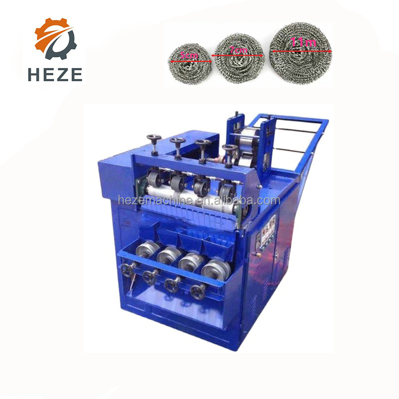 New Design Stainless Steel Flat Scourer /metallic Steel Wool Cleaning Ball Making Machine For Sale