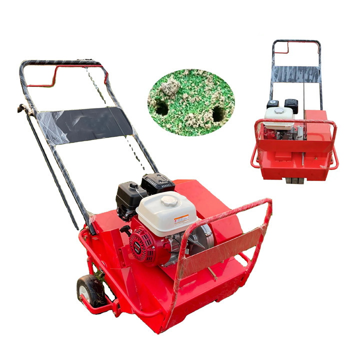 Artificially Planted Grass Punching Machine Park Lawn Air Drilling Push Lawn Punching Equipment