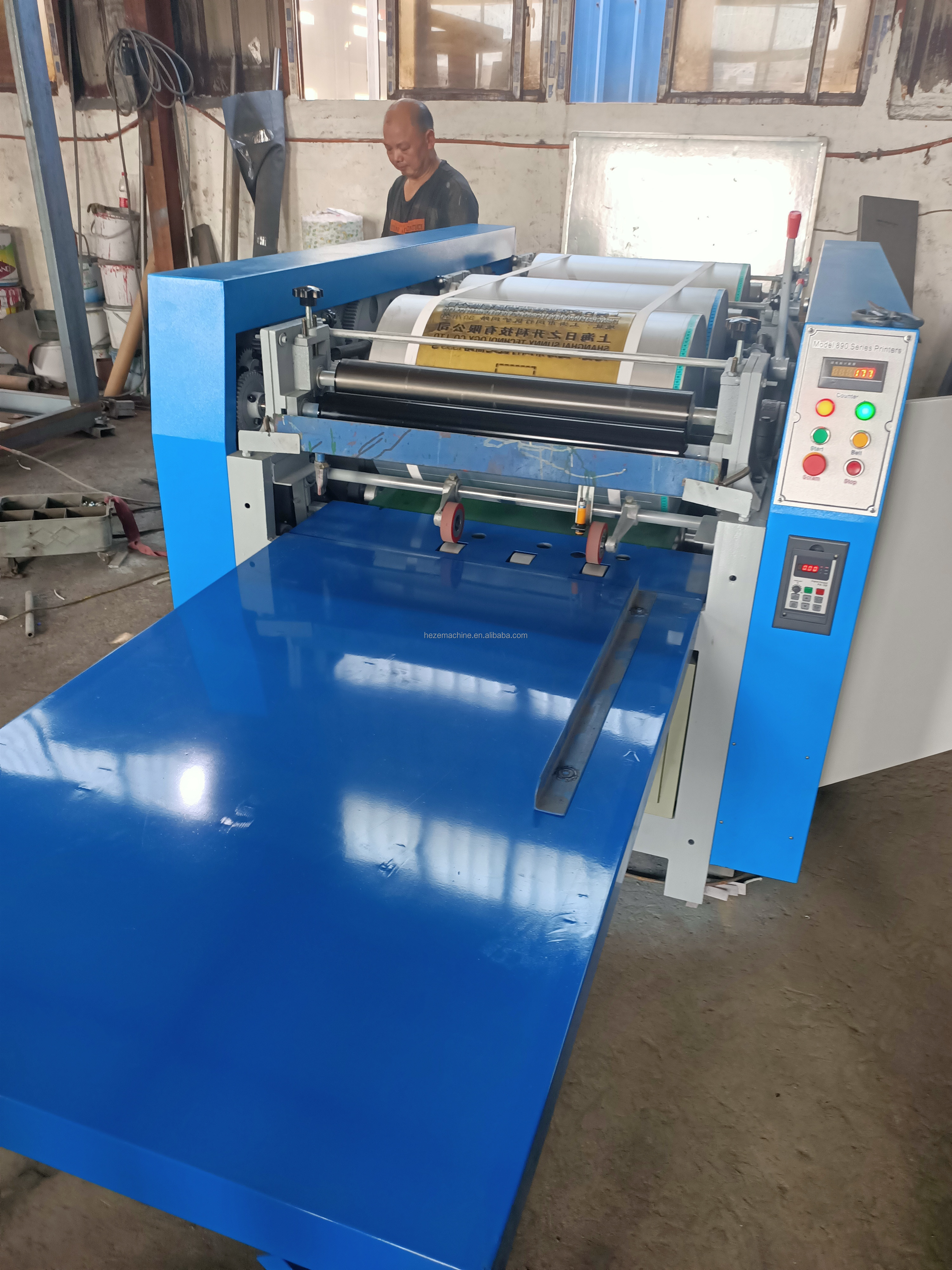 Automatic Paper Bag Making Machine Mylar Bag Printing Machine Printing Machine On Plastic Bags