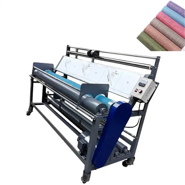 Textile Nonwoven Clothes Folding Machine Home Large Diameter Cloth Rolling Machine Fabric Roll Lesar Cut Machine