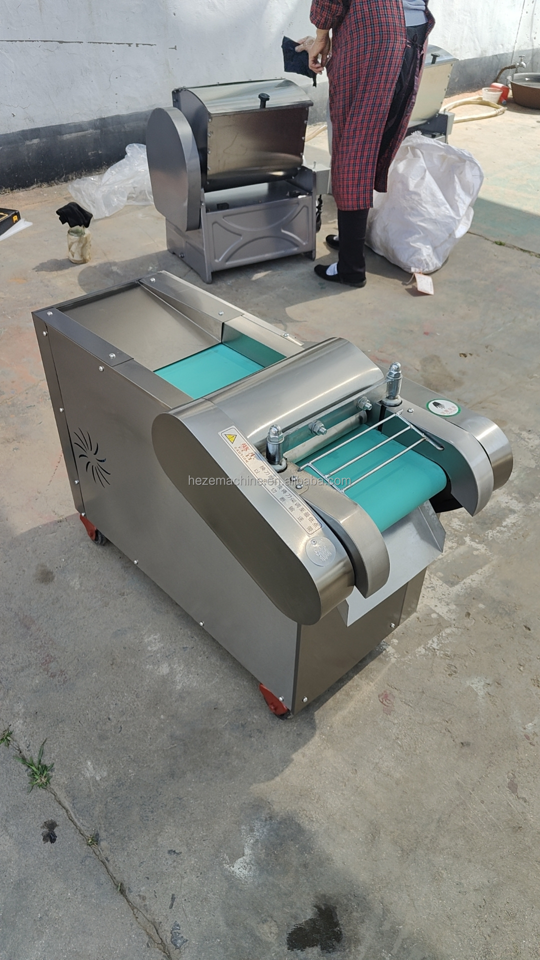 China Seaweed Kelp Wet Cutting Machine Seaweed Cutter Seaweed Cuber Slicer