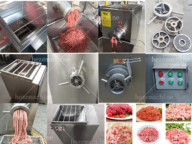 Mixer Grinder Machine Meat Mincer Stainless Steel Industrial Frozen Meat And Bone Grinder Machine Commercial