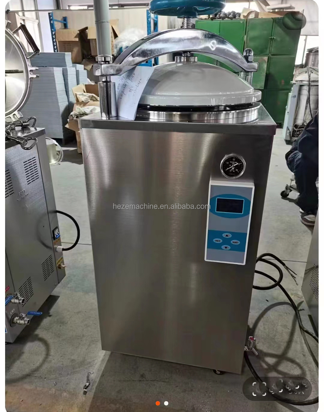 100 Liter Autoclave For Plastic Bottle And Canned Food Steam Retort Sterilizer