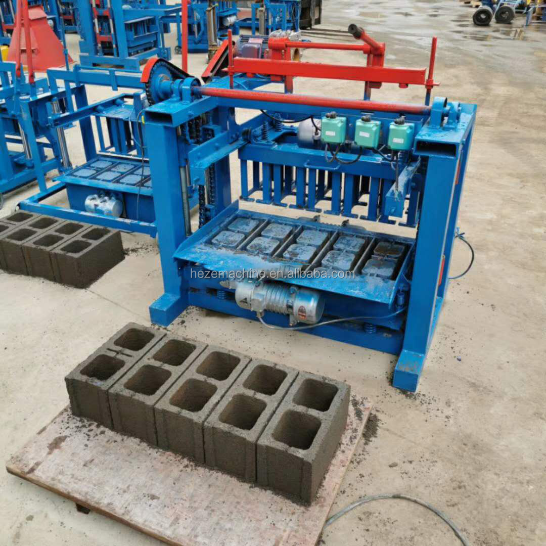 Concrete hollow block/ Brick making machine price/ Cement Interlocking paver brick block making machine