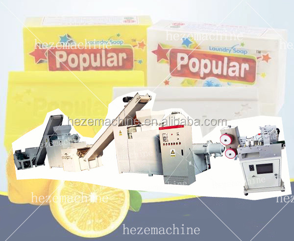 100kg/hour laundry soap making machine Duplex soap plodder/ Soap Extrusion Machine