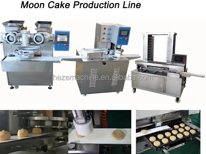 High Efficiency Automatic Encrusting Mooncake Machine