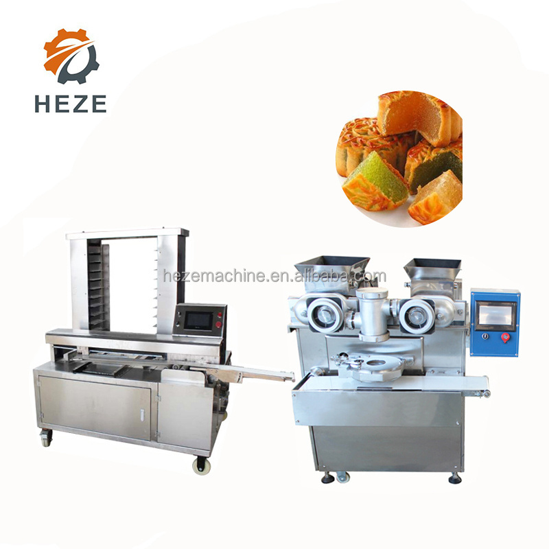 High Efficiency Automatic Encrusting Mooncake Machine