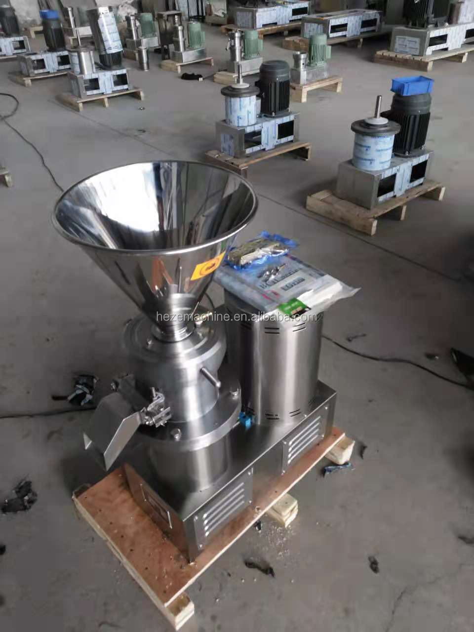 Stainless Steel Tomato Sauce Colloid Mill Making Machine Sachet Packing Machine Apple Sauce Grinder