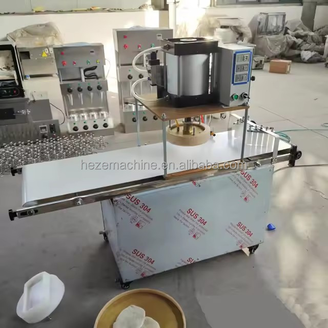 Pneumatic Tortilla Pizza-former Pancake Automatic 7en 1 Pizza Crust Base Dough Pita Press Presser Naan Make Machine