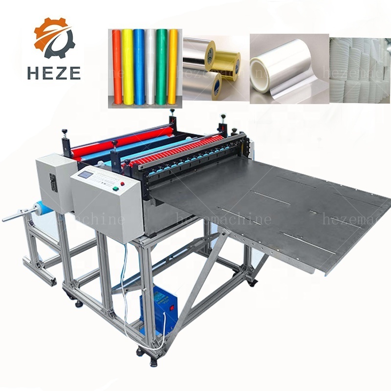 Xy Axis Fully Automatic High Speed Roll To Sheet Paper Trimmer Slitting Machine Poster Cutting Machine