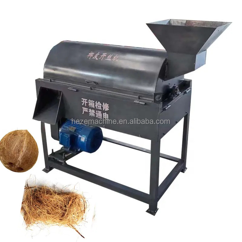 Commercial Electric Coconut Husk Shredder Machine Coconut Fiber Grinding Crushing Grating Machine