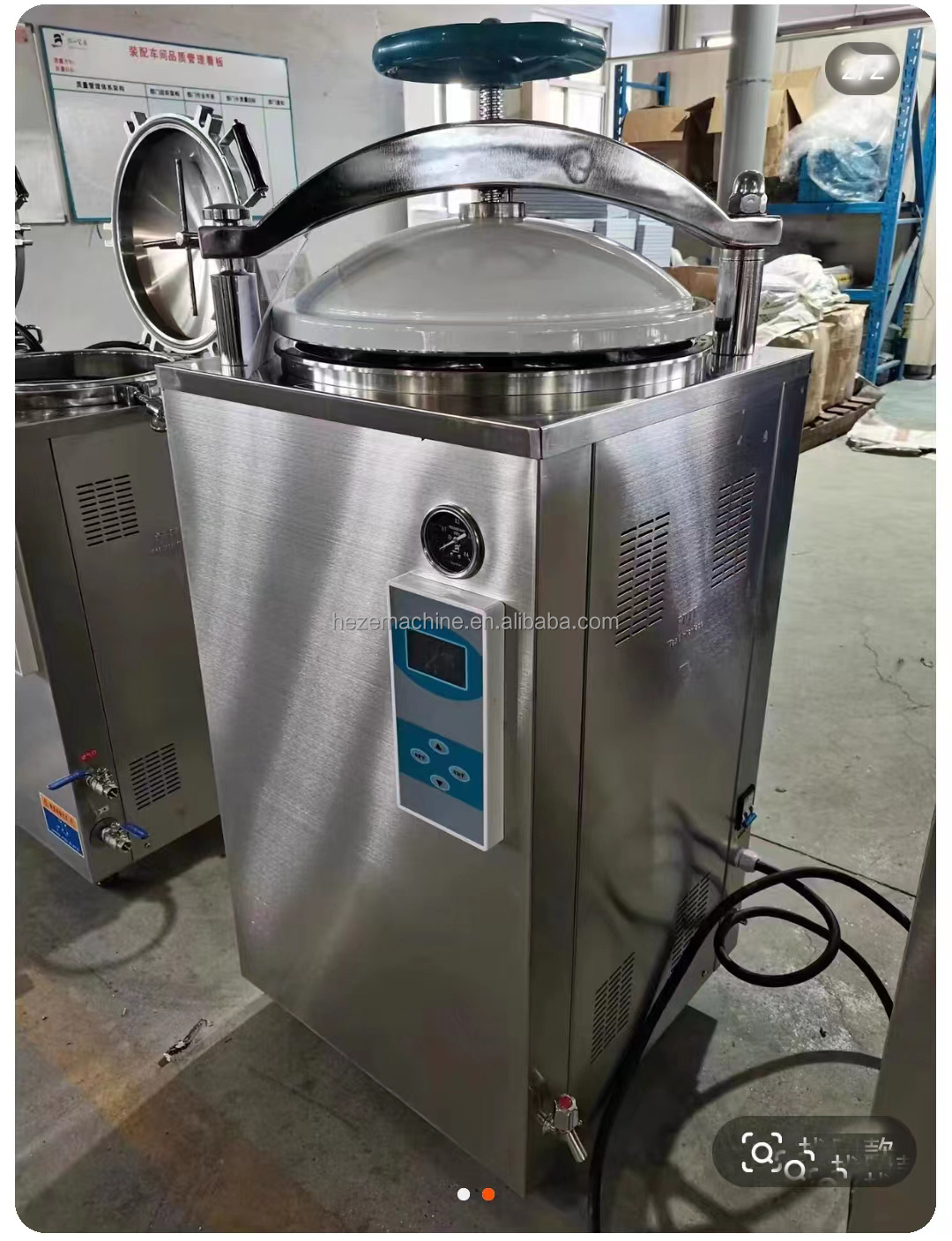 100 Liter Autoclave For Plastic Bottle And Canned Food Steam Retort Sterilizer