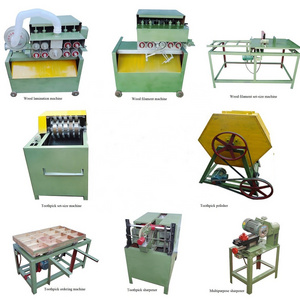 Raw Material Bamboo Wood Tooth Picker Toothpick Stick Pick Making Machine Production Line For Prices