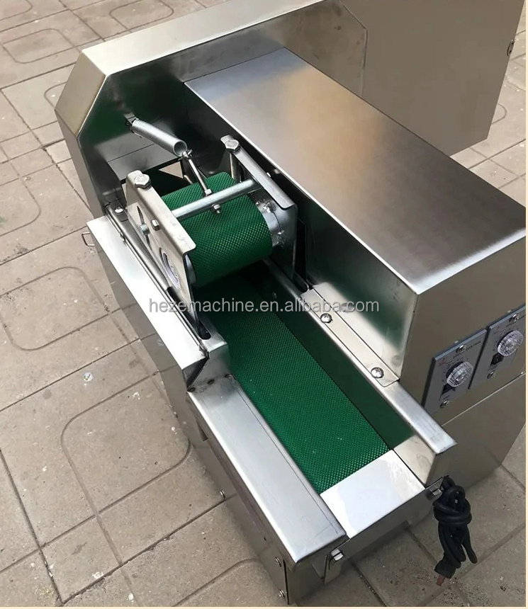 Electric 220v 120w*2 Electric Parsley Chopper 2-30mm Chinese Chives Cutting Machine Celery Scallion Chopping Machine