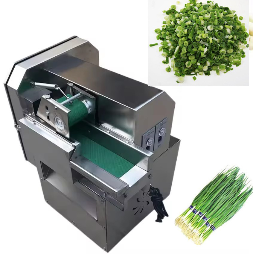 Electric 220v 120w*2 Electric Parsley Chopper 2-30mm Chinese Chives Cutting Machine Celery Scallion Chopping Machine