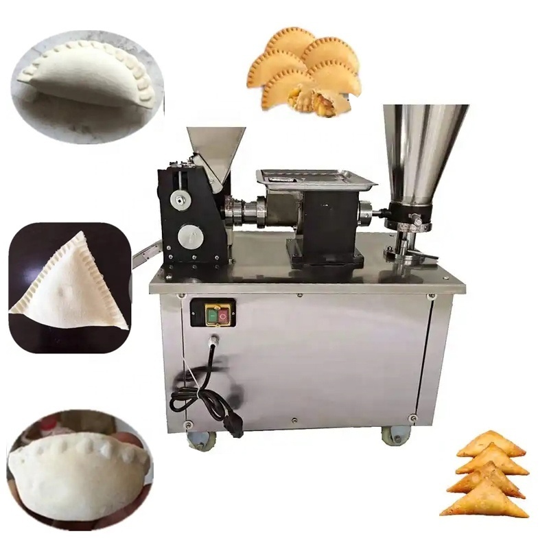 Small Automatic Part Momos Empanada Dumpling Pastry Samosa Fold Make Machine Price For Make Dumpling