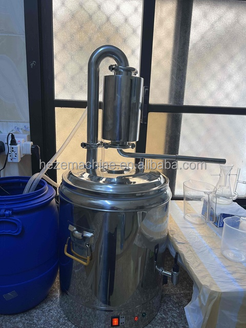 Extractor De Aceite Esencial Industrial / Immortelle Essential Oil Distillation Machine / Industrial Steam Distillation