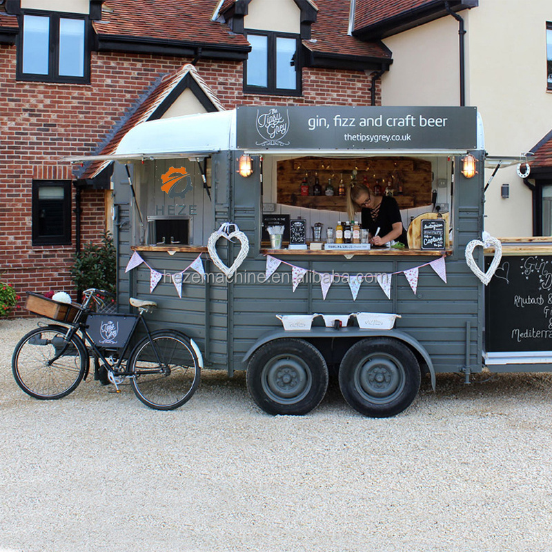 Coffee Food Van Beer Bar Hot Dog Electric Food Cart Ice Cream Kitchen Restaurant Vintage Mobile Food Truck