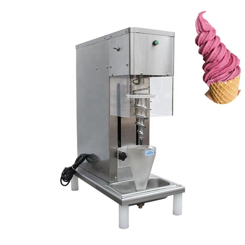 For Sale Ce Commercial Swirl Fruit Mixing Frozen Yogurt Machine