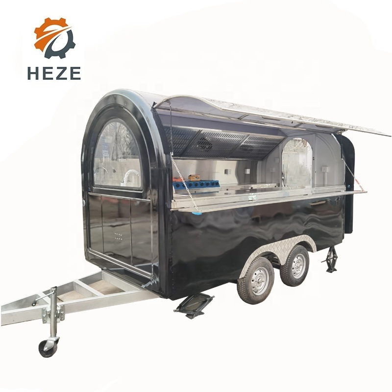 Custom made Mobile Fast Food Trailer/Coffee Cart Trailers For Sale