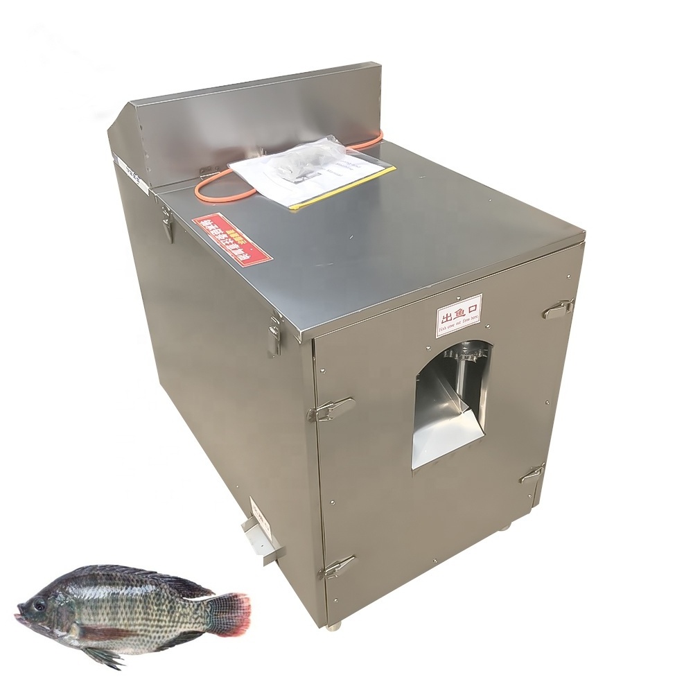 Commercial Small And Large Fish Killing Back Opening Slicer Fillet Cutting Machine