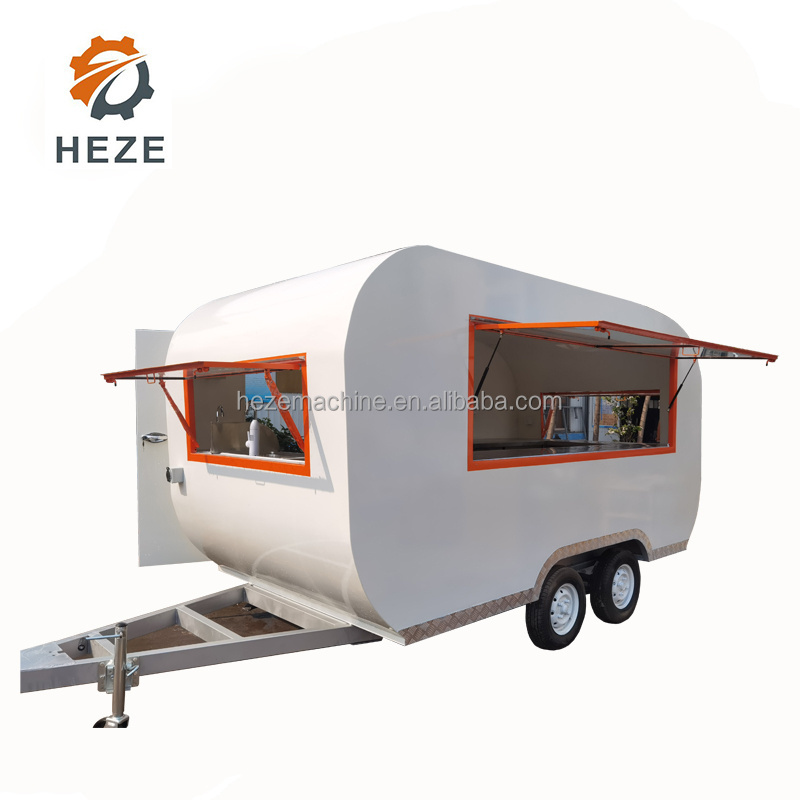 Cheap Price Food Custom Hotdog Grill Mobile Hot Dog Vending Cart Trailer