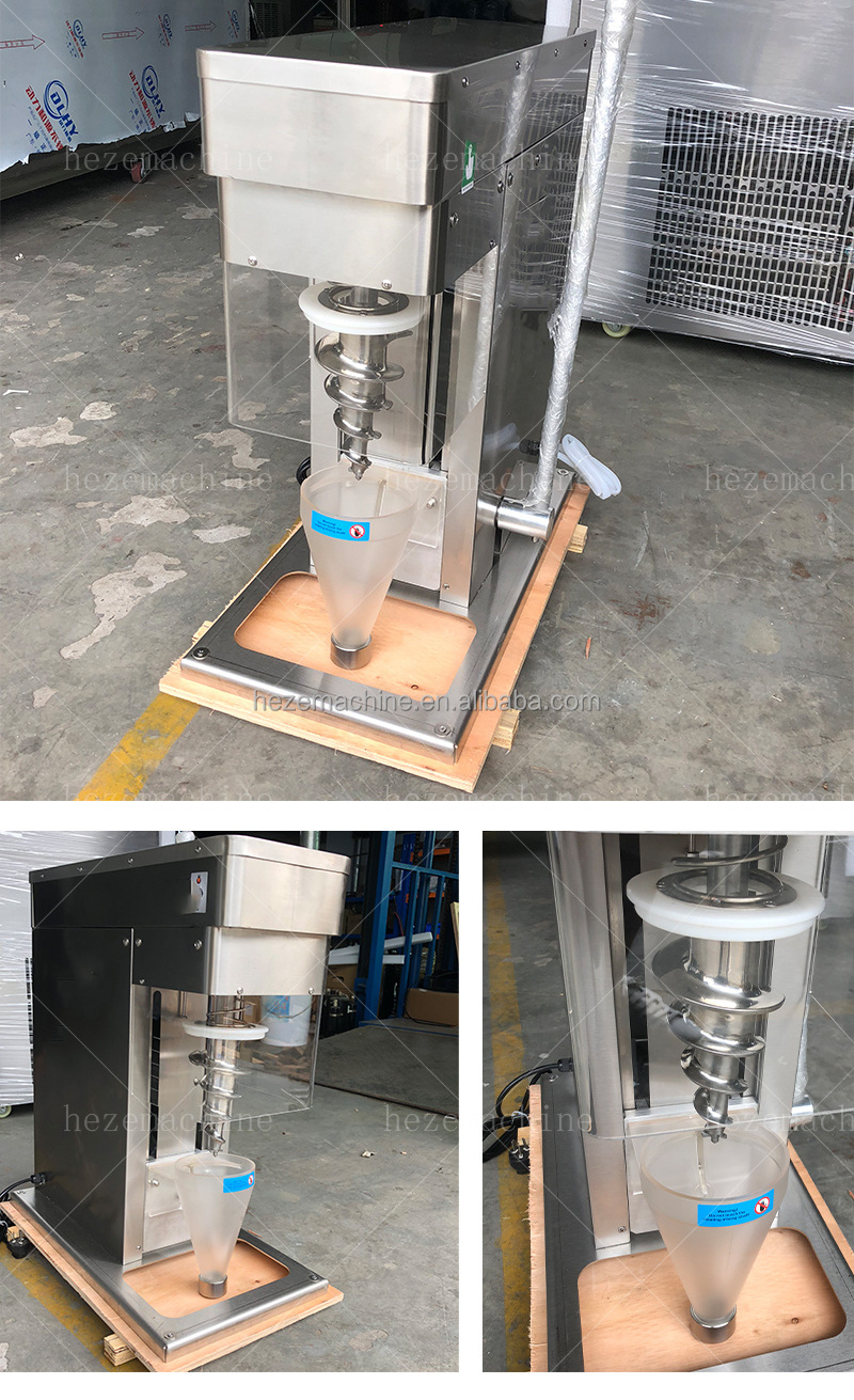 Drilled ice cream machine sale