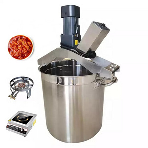 Best Price Food Heat Machine Sugar Sauce Cooking Pots With Mixer/jam Jacketed Cooker With Agitator/candy Cooking Machine