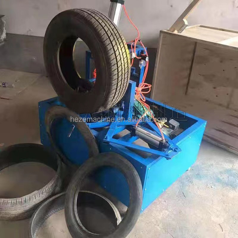 Old Tire Cutting Machine / Waste Tire Recycling Machine