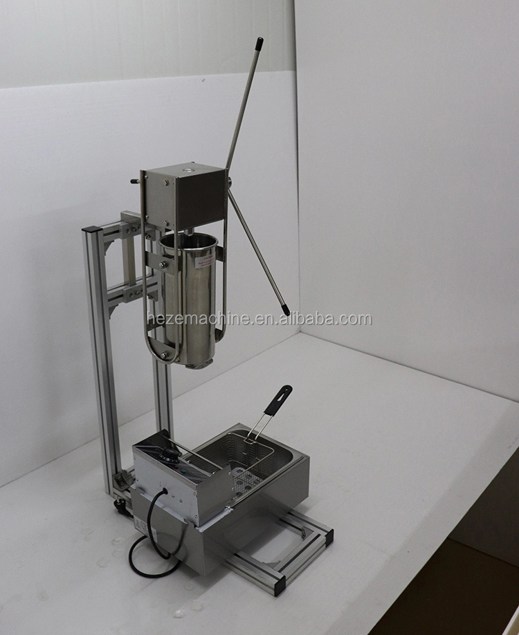 Churros Machine With Fryer Spanish Churro Machine With Fryer Churros Maker With Fryer 5l With Cabinet