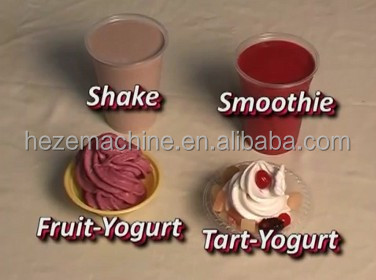 For Sale Ce Commercial Swirl Fruit Mixing Frozen Yogurt Machine