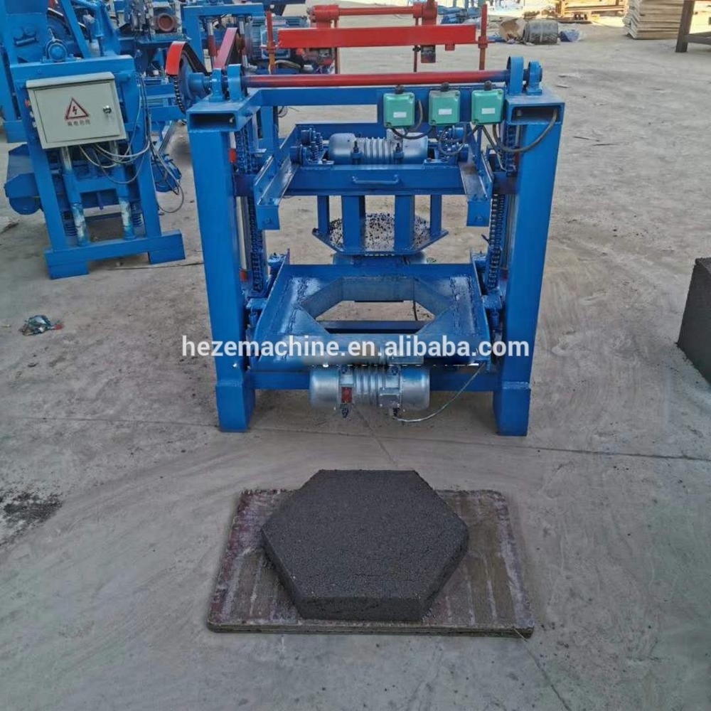 Concrete hollow block/ Brick making machine price/ Cement Interlocking paver brick block making machine