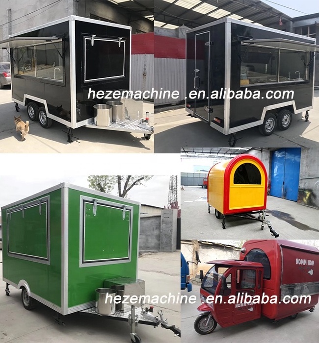 Outdoor Mobile Food Trailer/ Street Mobile Food Cart/ China Factory Mobile Food Truck For Sale