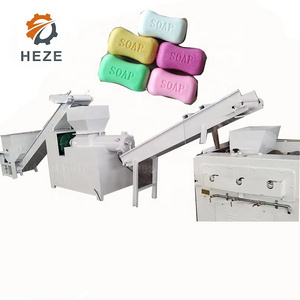 100kg/hour laundry soap making machine Duplex soap plodder/ Soap Extrusion Machine