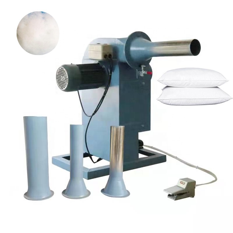 Automatic Polyester Bale Fiber Opening Pillow Filling Stuffing Blower Machine Polyest Fiber Fill Opener Carding Machine