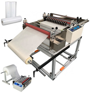 Xy Axis Fully Automatic High Speed Roll To Sheet Paper Trimmer Slitting Machine Poster Cutting Machine