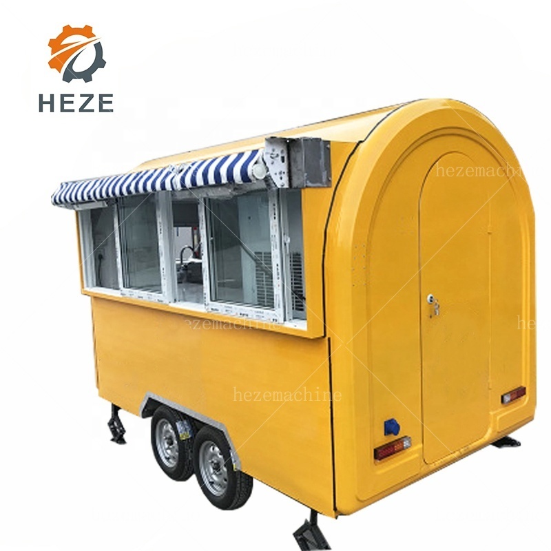 Mobile Hot Food Cart Ice Cream Frozen Yogurt Food Truck /hot Dog Cart