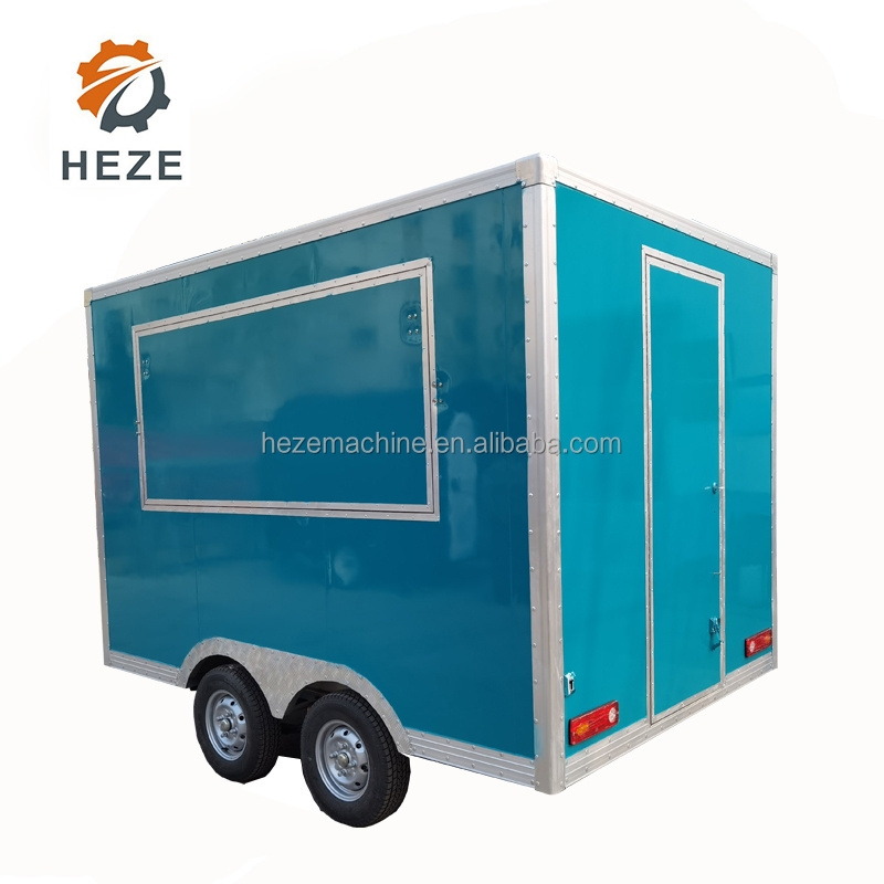 Factory Mobile Fast Foot Outdoor Concession Bbq Food Trailer/ Camper Food Truck Mini Bar Kiosk Pizza Kitchen Food Cart With Ce