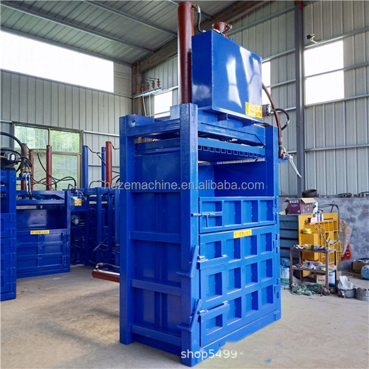 10 Ton Mini Baler Aluminum Can Baler Bailing Machine For Waste Paper