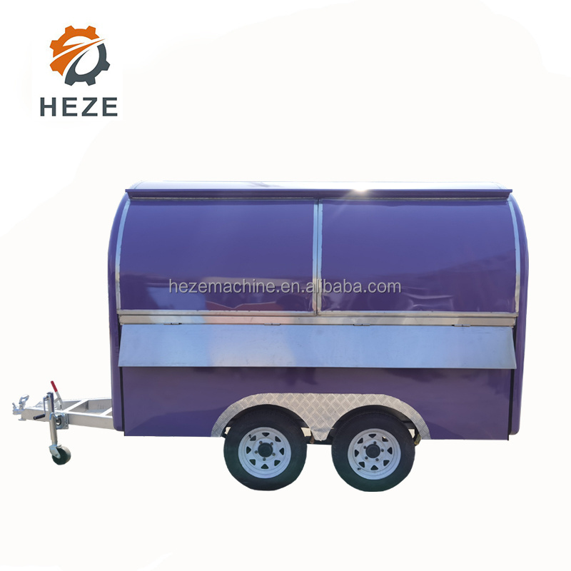 Custom made Mobile Fast Food Trailer/Coffee Cart Trailers For Sale