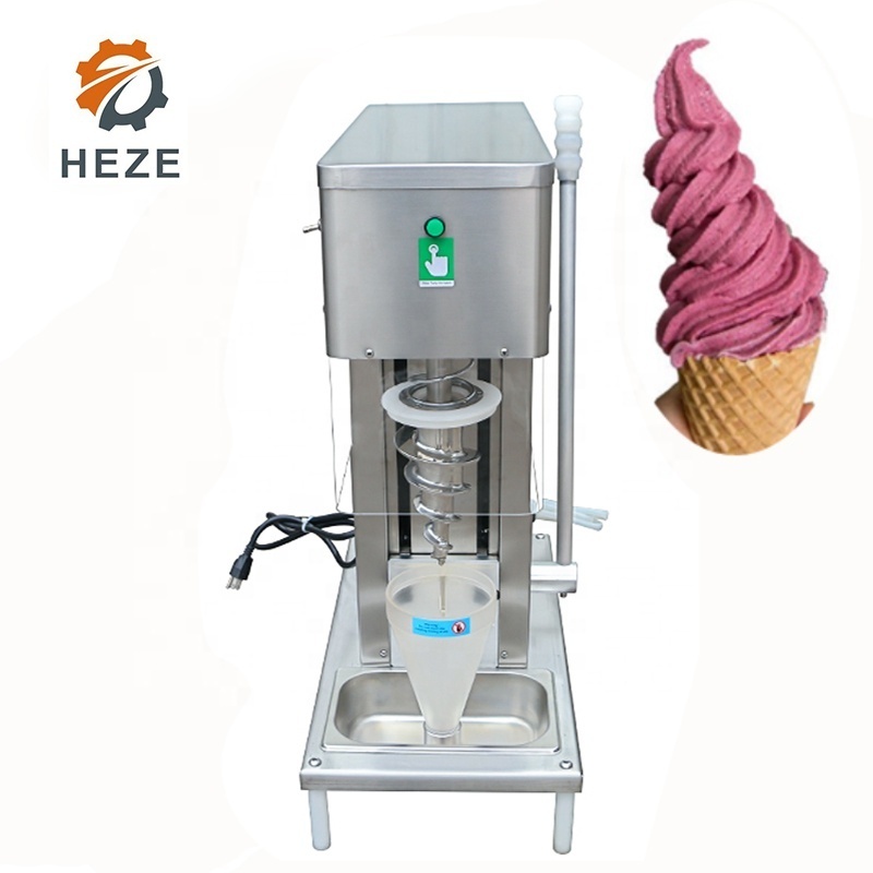 For Sale Ce Commercial Swirl Fruit Mixing Frozen Yogurt Machine