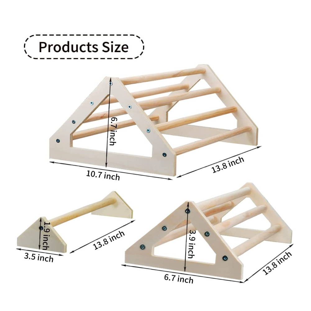 3 Set Coop Wooden Chicken Stand Toy Chicken Roosts And Perches For Hens Baby Chick